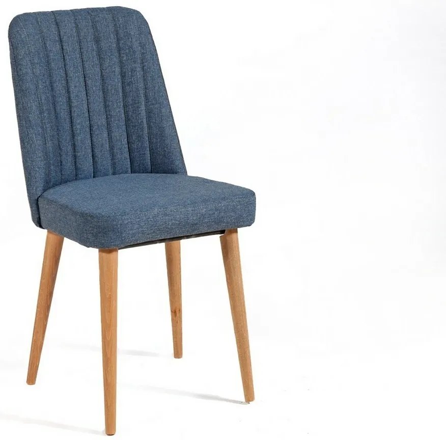 Krzesło do jadalni Vina Dark Blue and Atlantic Pine