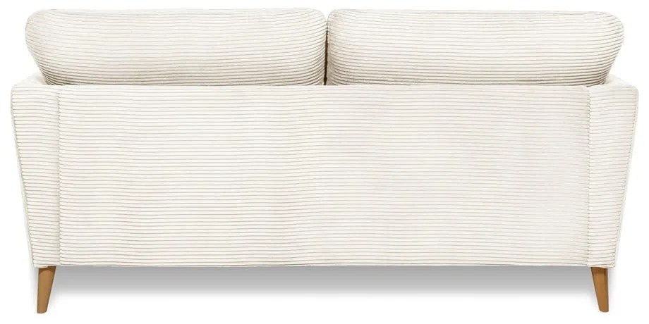 Biała sztruksowa sofa 170 cm Paris – Scandic