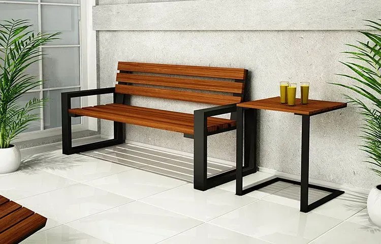 Drewniany stolik ogrodowy R7-N47