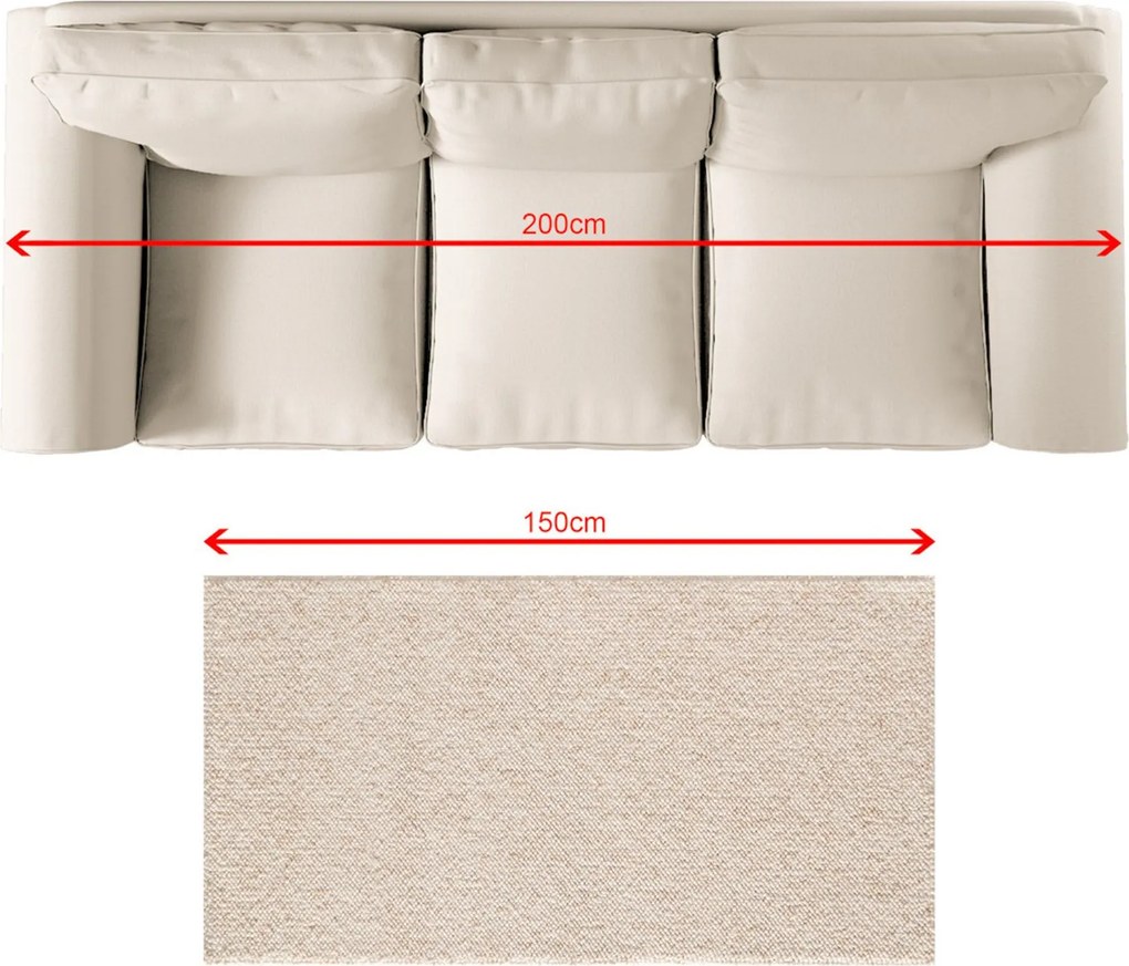 Dywan Solaro cream/camel 80x150 cm
