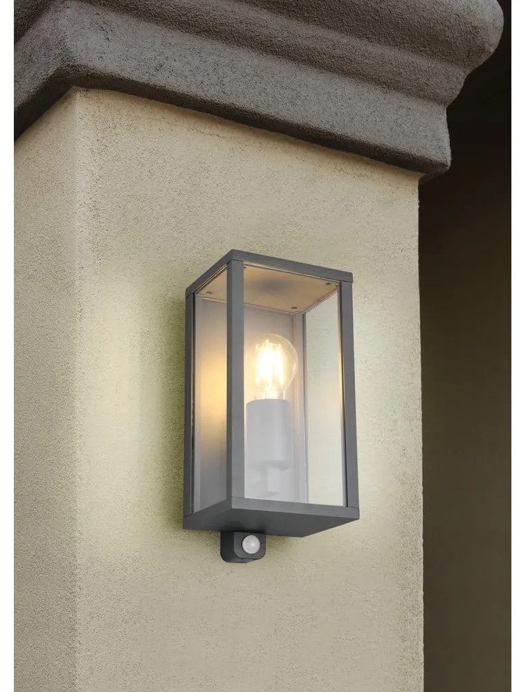 Lampa zewnętrzna z czujnikiem ruchu (wysokość 29 cm) Garonne – Trio