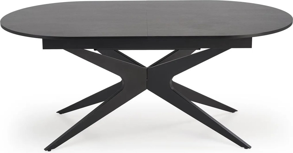 Czarny stół z owalnym blatem Sandro Halmar