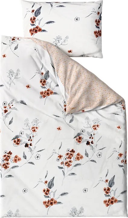 PrzytulneMieszkanie.pl PrzytulneMieszkanie.pl Dwustronna pościel DUO SENSE SOFIRA kremowa + poszewka na poduszkę 40x50 cm GRATIS Rozmiar pościeli: 70 x 90 cm | 140 x 200 cm