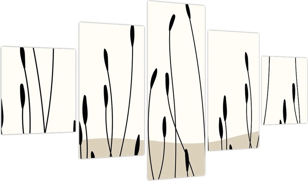 Obraz - Łąka graficzna N⁰3 (125x70 cm)