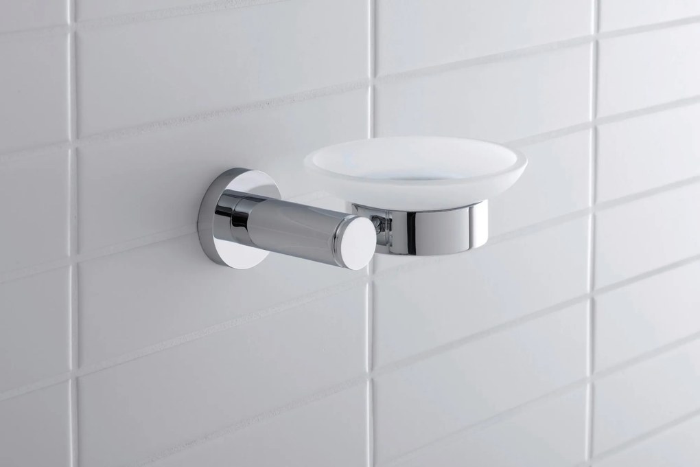 Duravit D-Code mydelniczka Ø10 cm na 1 mydło