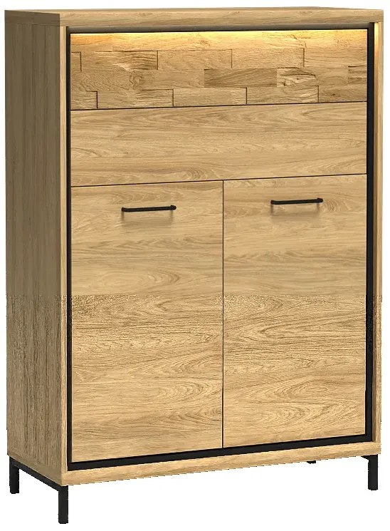 Niska komoda hikora naturalna - Acorus 8X