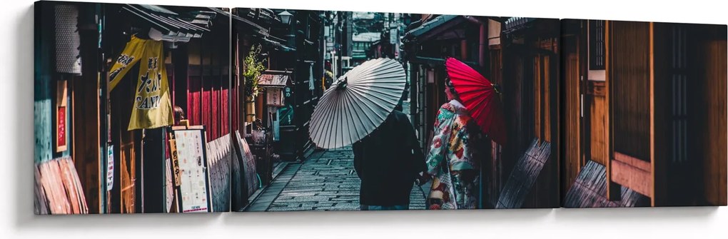 Obraz - Spacer po Tokio (170x50 cm)