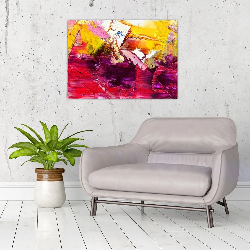 Obraz abstrakcji - malarstwo (70x50 cm)