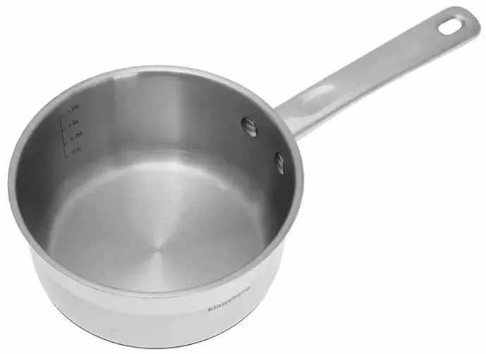 Stalowy rondel na indukcję z pokrywą 2,1L B1-N30