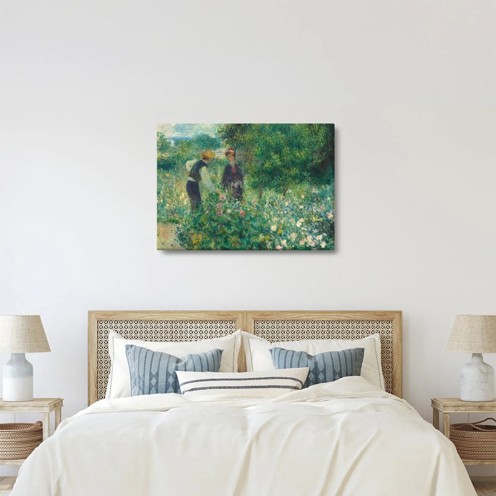 Obraz - Auguste Renoir, Picking Flowers, reprodukcje (70x50 cm)