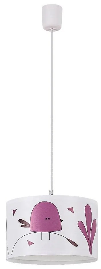 Rabalux 72069 - Żyrandol dziecięcy na lince FOWLY 1xE27/40W/230V