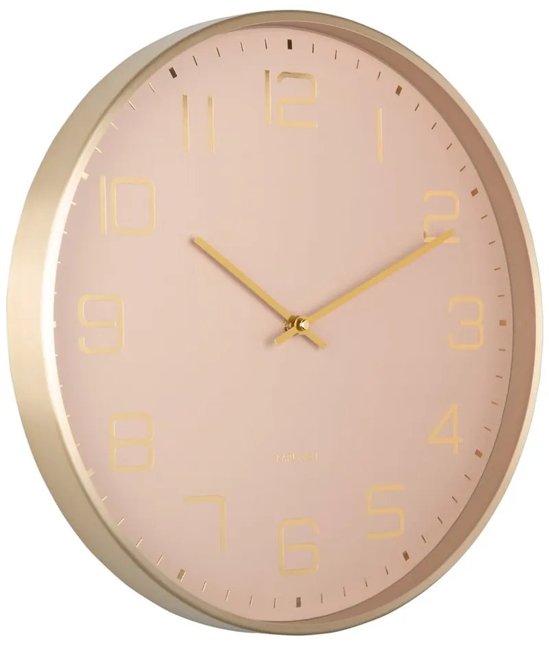 Zegar ścienny ø 40 cm Elegance Glow – Karlsson
