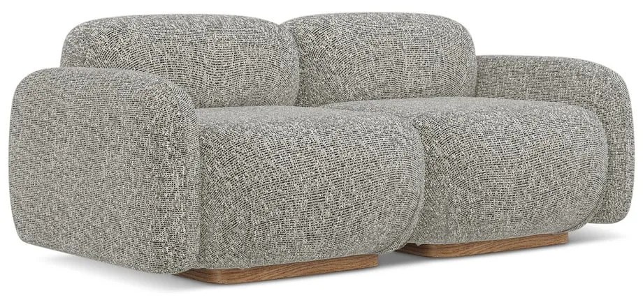 Szara sofa modułowa 190 cm Ailani – Makamii
