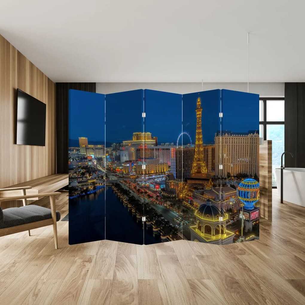 Parawan - Las Vegas nocą (210x170 cm)