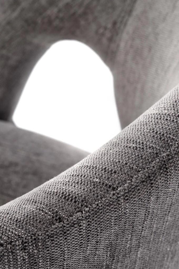 Krzesło popielaty obrotowe, K550 nowoczesne, do jadalni, salonu, biura