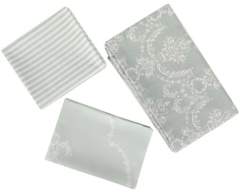 Cienka narzuta Pure Water Green, 200x235 cm