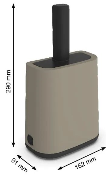 Szufelka ze stojakiem 9x16 cm Biala – Rotho