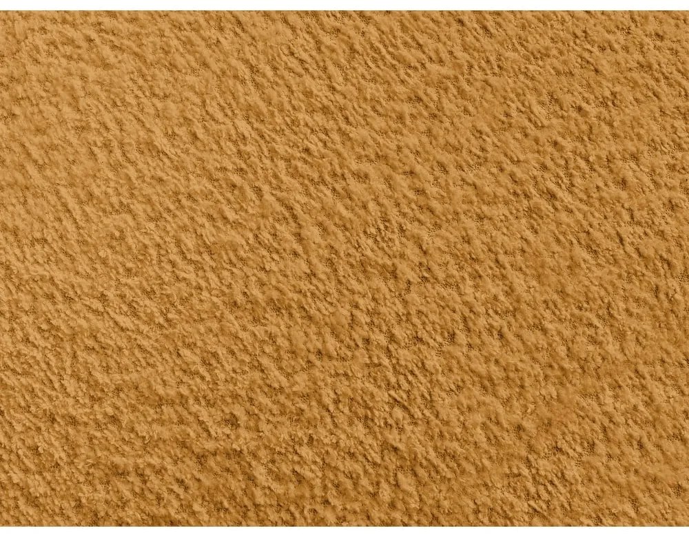 Ławka z materiału bouclé w kolorze ochry – Bobochic Paris