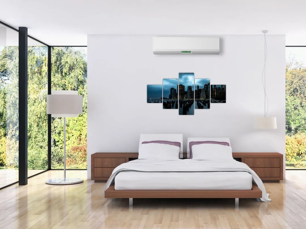 Obraz  - Widok na drapacze chmur Nowego Jorku (125x70 cm)