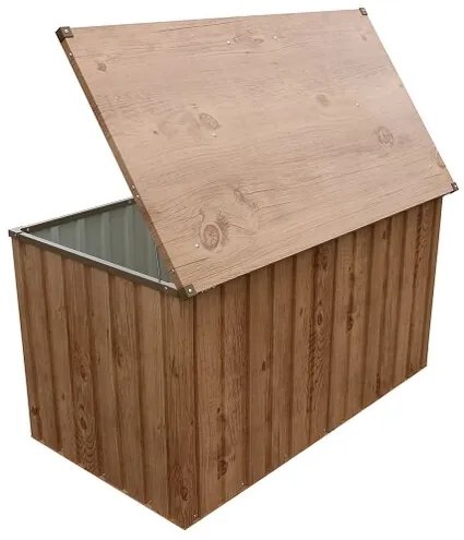 Skrzynia ogrodowa Duramax brązowa, 134 x 74 cm