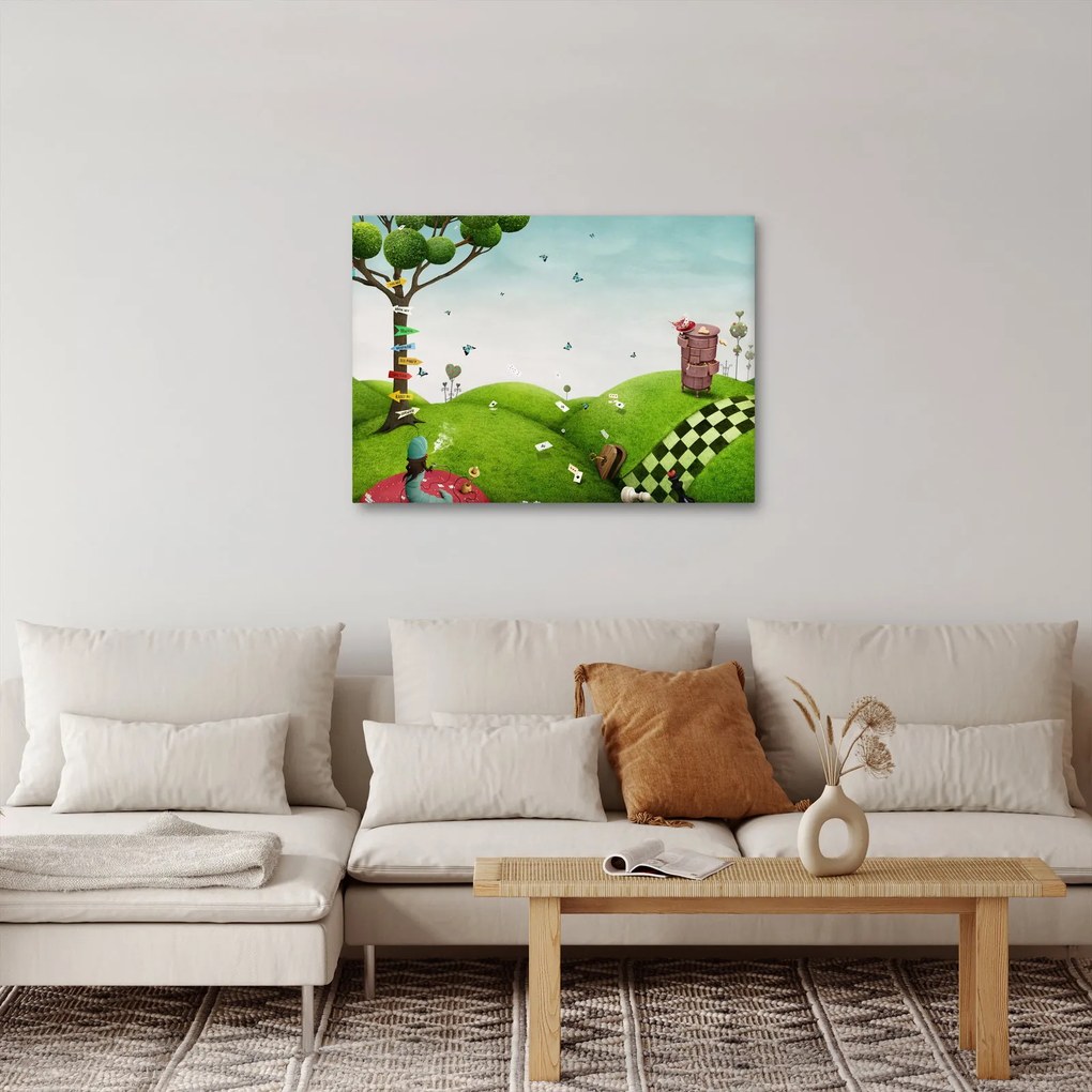 Obraz wspaniałego krajobrazu (70x50 cm)