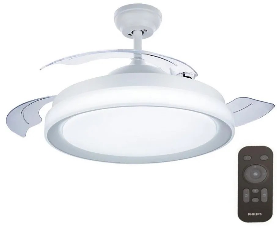 Philips - Wentylator sufitowy LED BLISS 35W 230V 5500/4000/2700K biały + DO