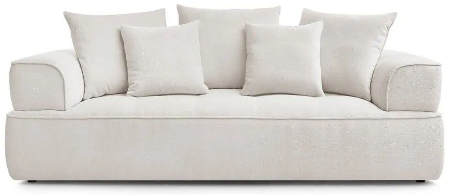 Beżowa sofa z tkaniny szenilowej 237 cm Whesley – Bobochic Paris