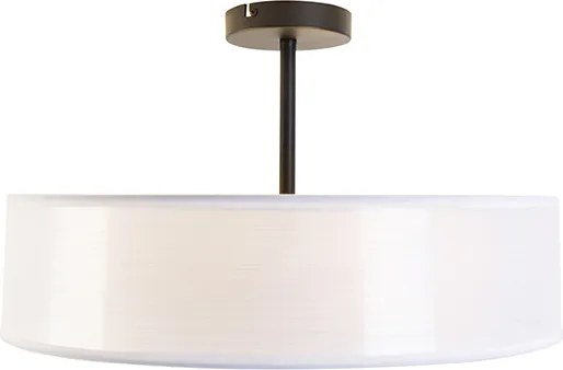 Nowoczesna lampa sufitowa biała 50 cm 3-światła - Drum Duo