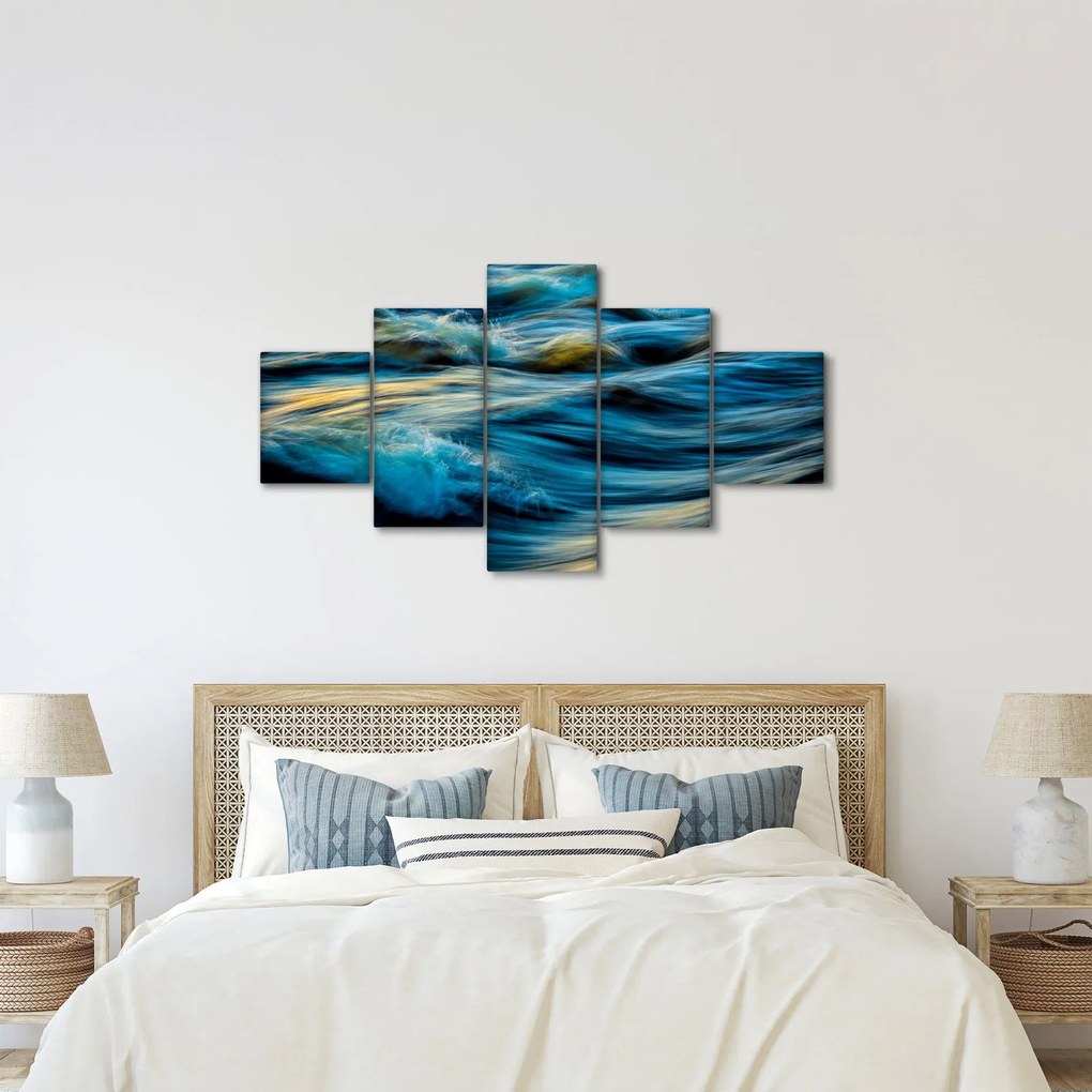 Obraz - Fale (125x70 cm)