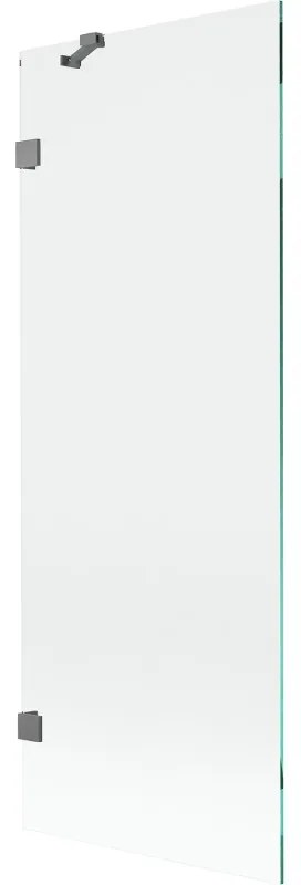 Mexen Lunar parawan nawannowy 1-skrzydłowy 70 x 150 cm, transparent, gun metal - 897-070-000-95-00
