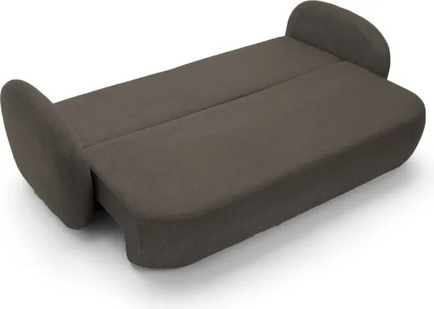 Sofa OLIO z funkcja spania i pojemnikiem CIEMNY SZARY ARAGON 97