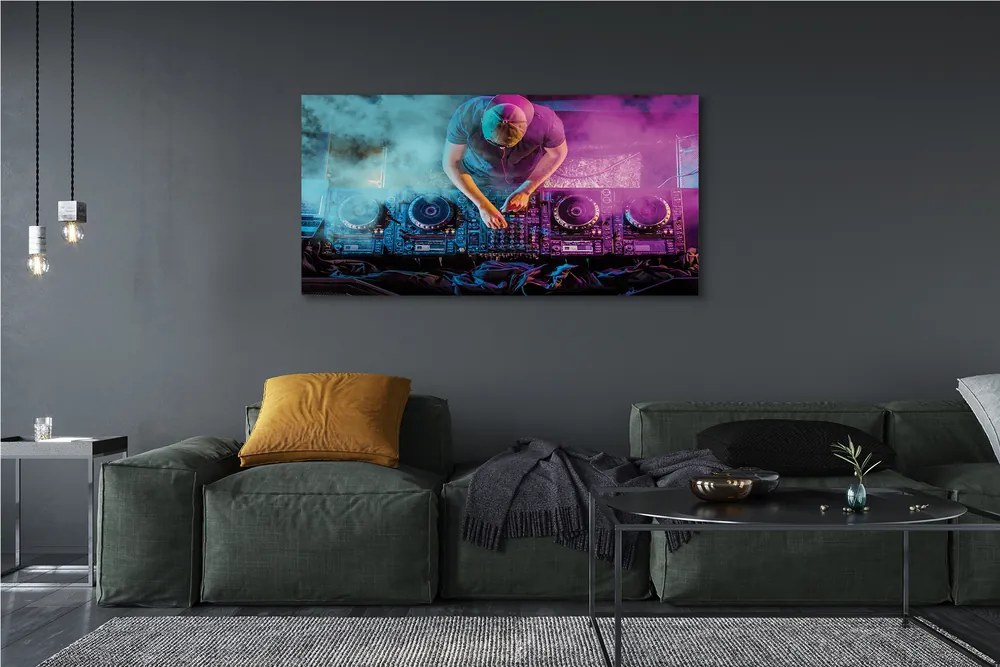 Obraz drukowany na płótnie Rytm Nocnego Klubu