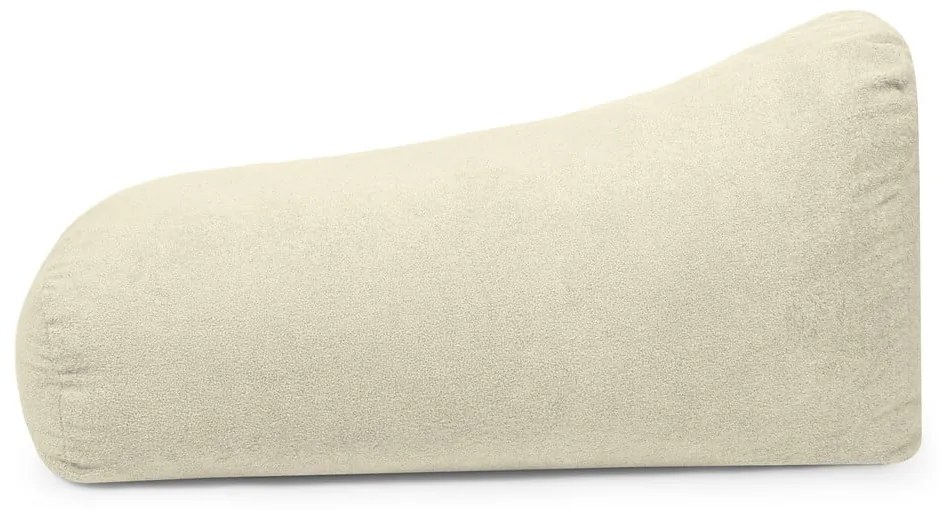 Jasnoszary worek do siedzenia z materiału bouclé Snug Long 140 – SLOWDOWN