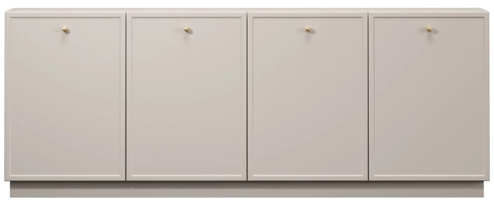 Komoda czterodrzwiowa Lorini 200 cm - kaszmir / złote uchwyty