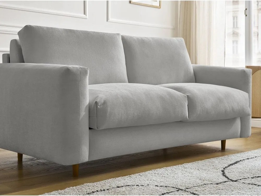 Szara rozkładana sofa do spania 220 cm Cocoone – Bobochic Paris