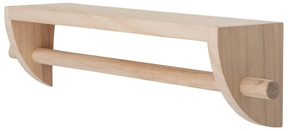 Naturalny wieszak dziecięcy z litego drewna paulowni Mingus – Bloomingville Mini