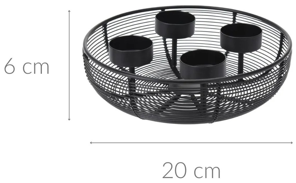 Świecznik na tealighty, Ø 20 cm