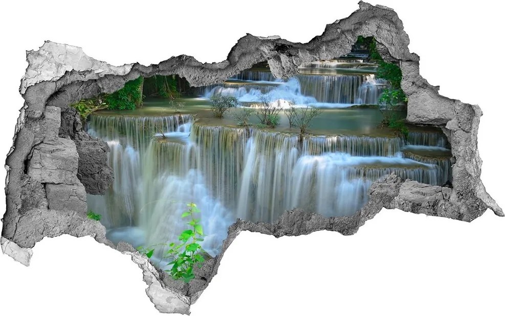 naklejka fototapeta 3D widok beton Wodospad