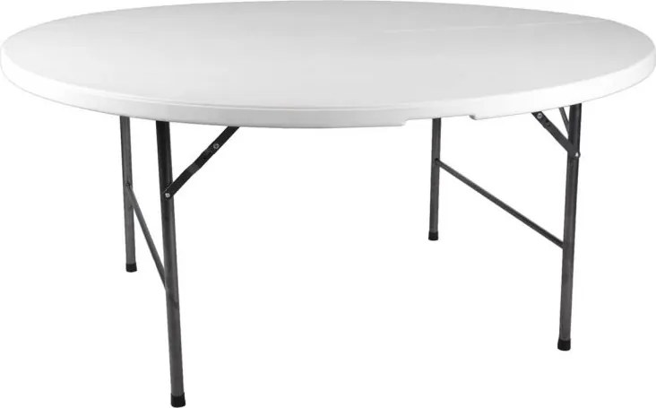 Składany stół ogrodowy kempingowy okrągły