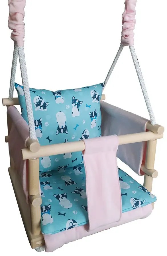 Drewniana huśtawka dla dzieci 5 wzorów W5-G73