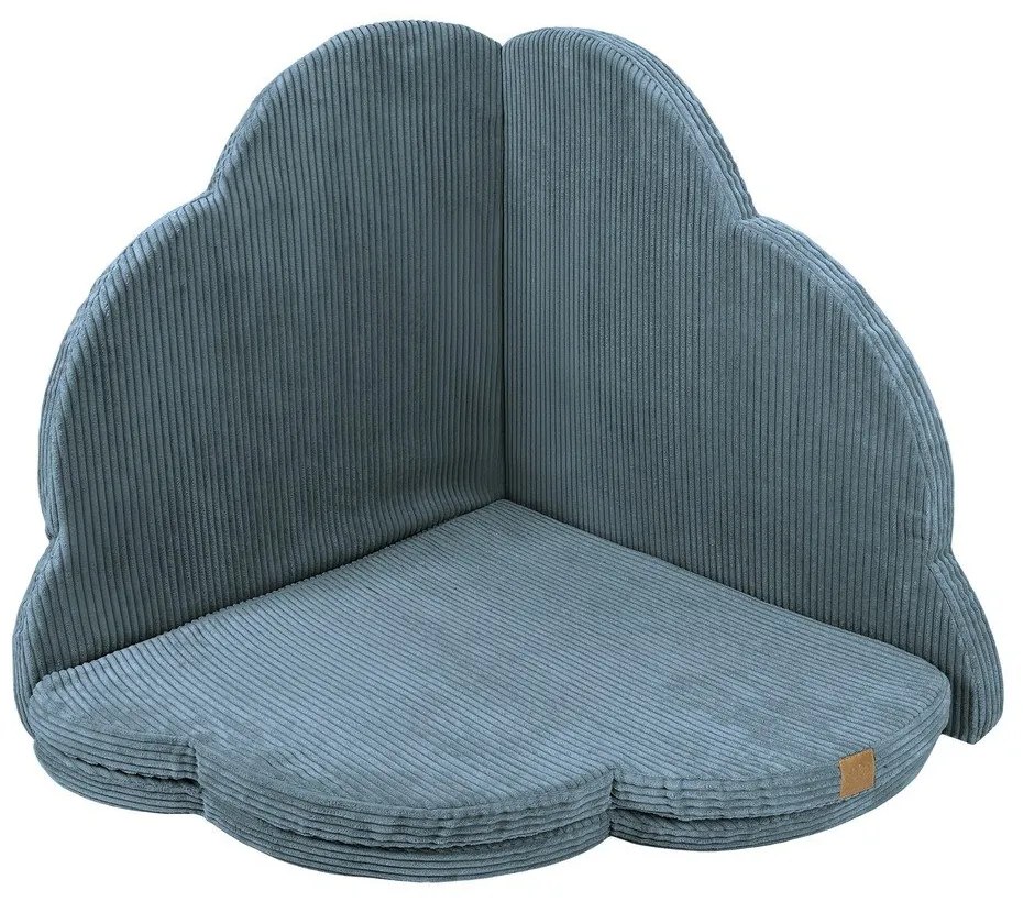 Turkusowa mata do zabawy dla dzieci 160x160 cm – Meowbaby