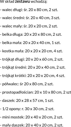 Zestaw małych klocków piankowych do żłobka 4640836