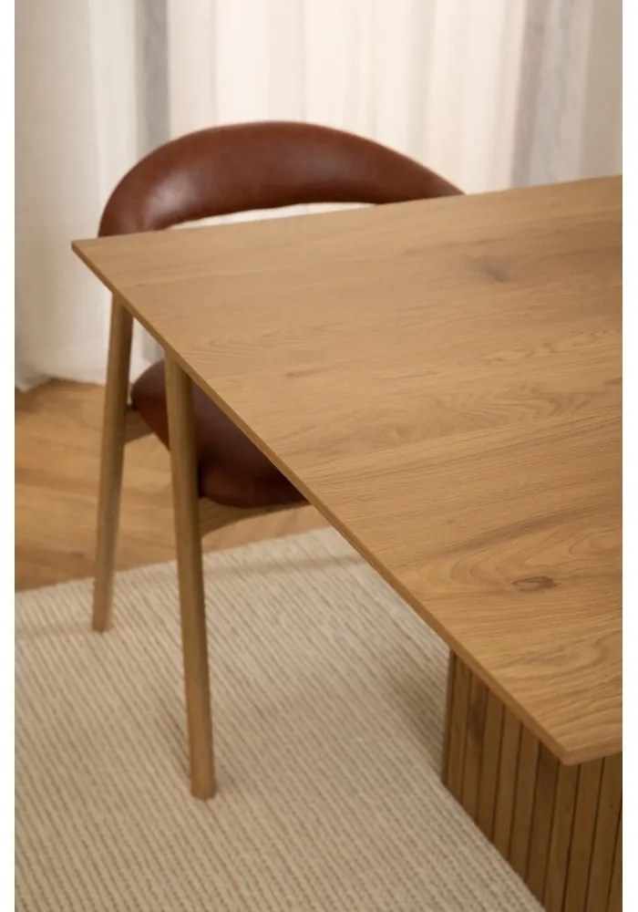 Stół z blatem w dekorze dębu 100x210 cm Colima – Actona