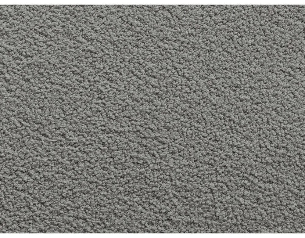 Ciemnoszary podnóżek z materiału bouclé Leonore – Bobochic Paris