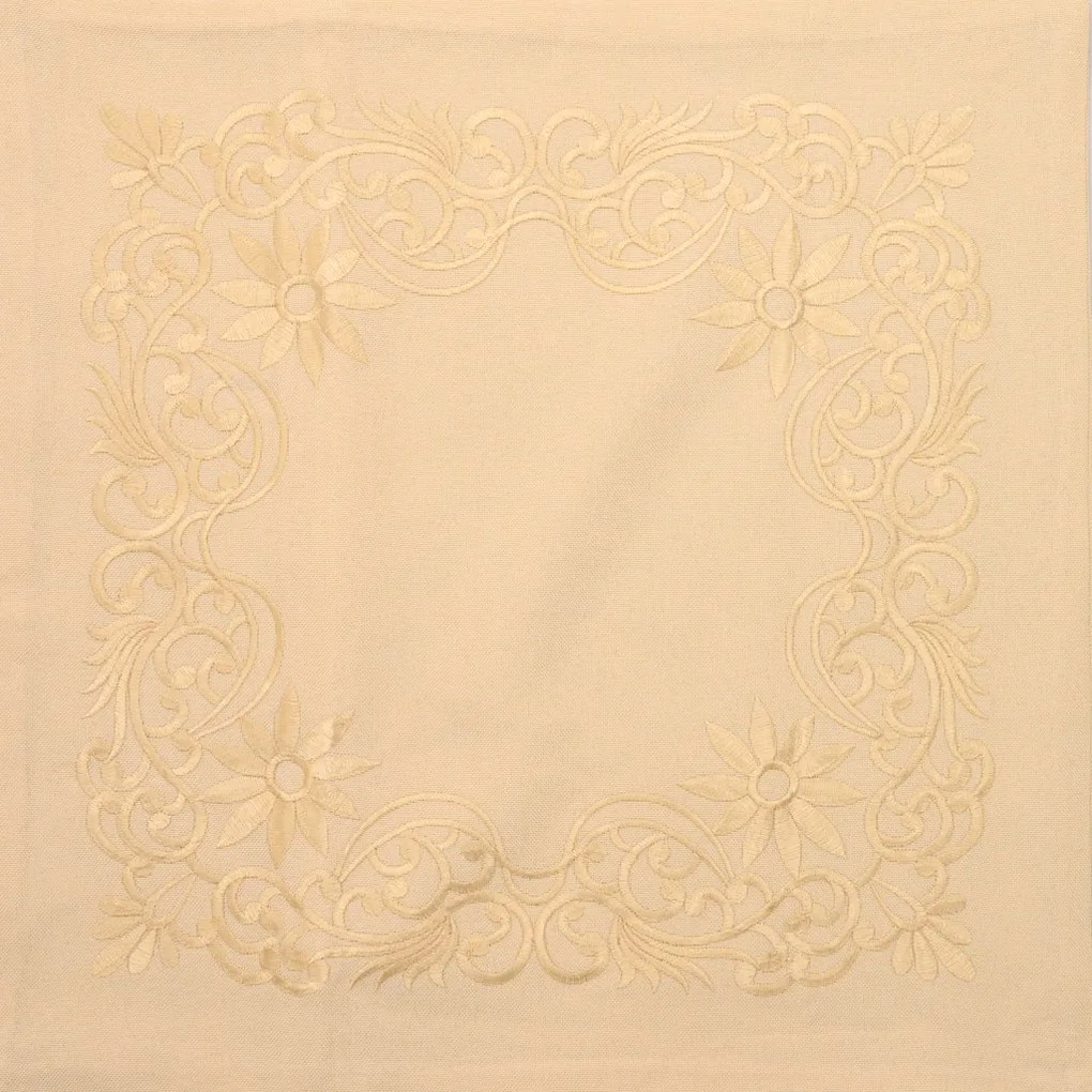 Poszewka dekoracyjna LITTLE GARDEN 40x40 cm, kremowa