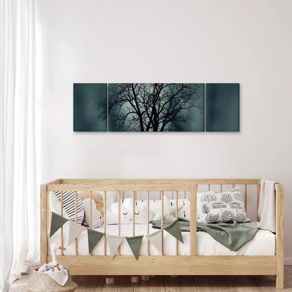 Obraz drzewa podczas zaćmienia (170x50 cm)