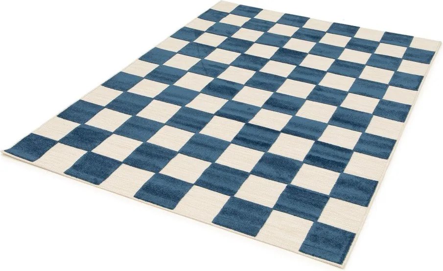 Niebieski/kremowy dywan odpowiedni na zewnątrz 160x230 cm Cuadros – Universal