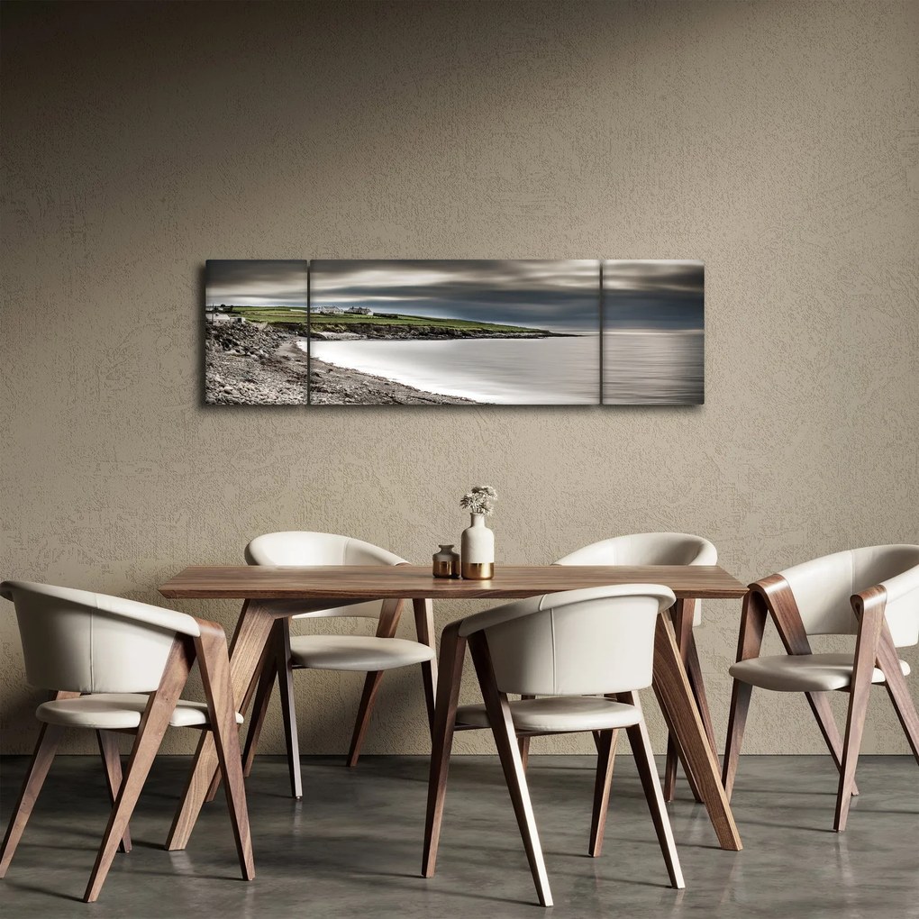 Obraz jeziora o zmierzchu (170x50 cm)