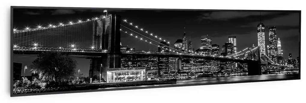 Klarstein Wonderwall Art Smart 350W 30x120cm Obraz na podczerwień Most