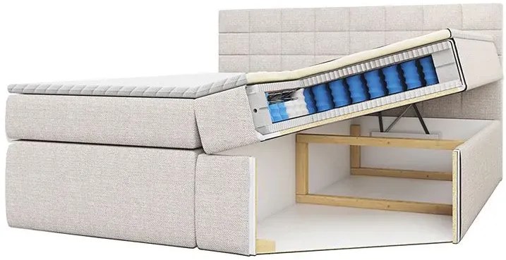 Łóżko kontynentalne 200x200 W1-K72